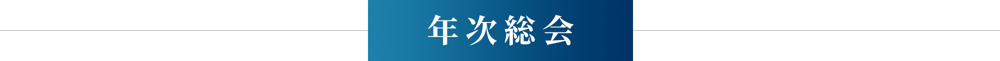 年次総会